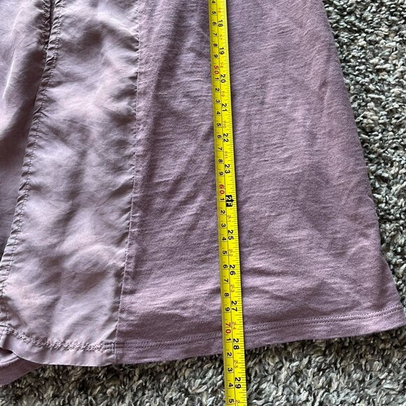 Garnet Hill Cardigan Womens XL Light Pink/Purple 3/4 Sleeve Cotton & Silk - Picture 4 of 6